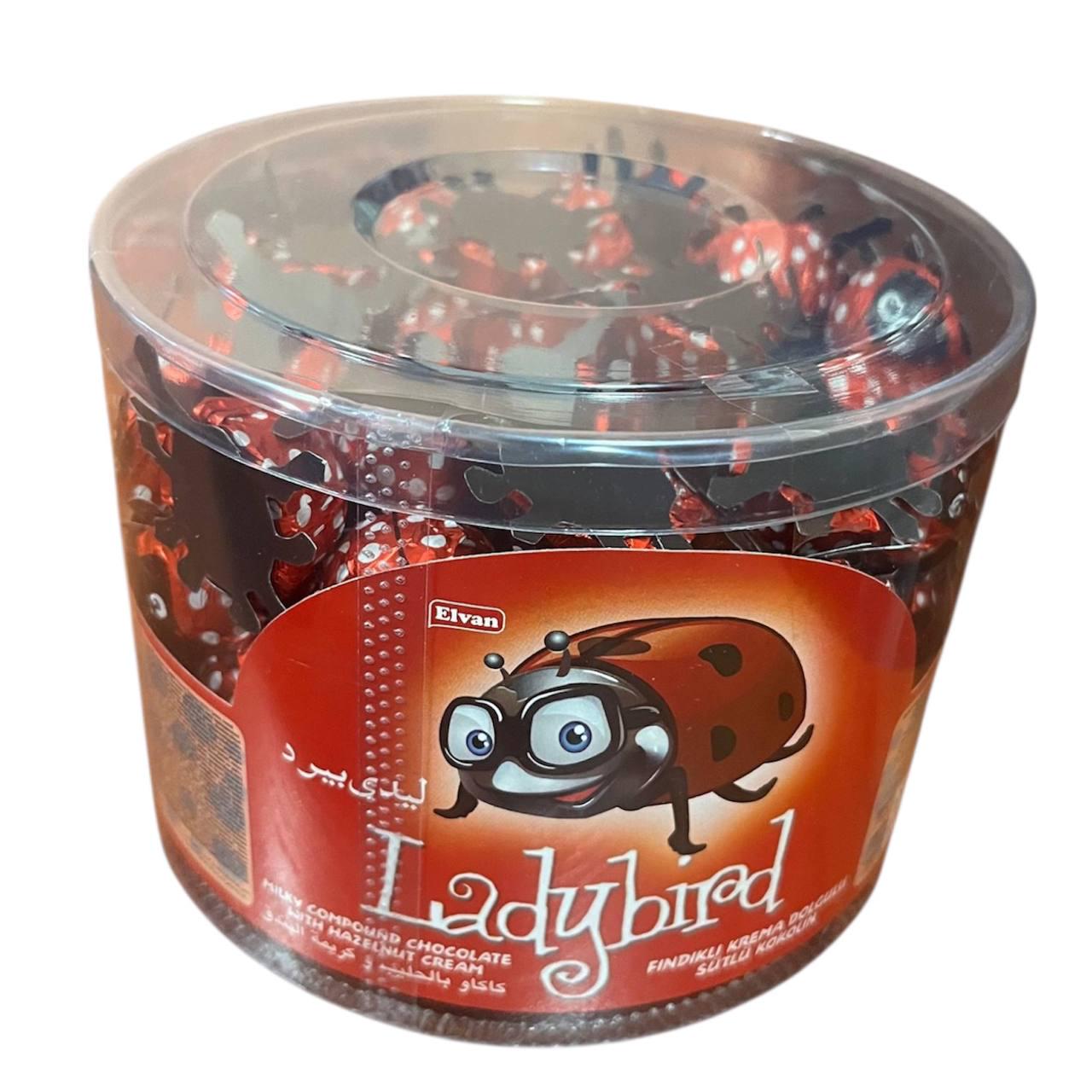 Цукерки Elvan Ladybird з молочно-горіховою начинкою 8 г 100 шт. (00000006763)