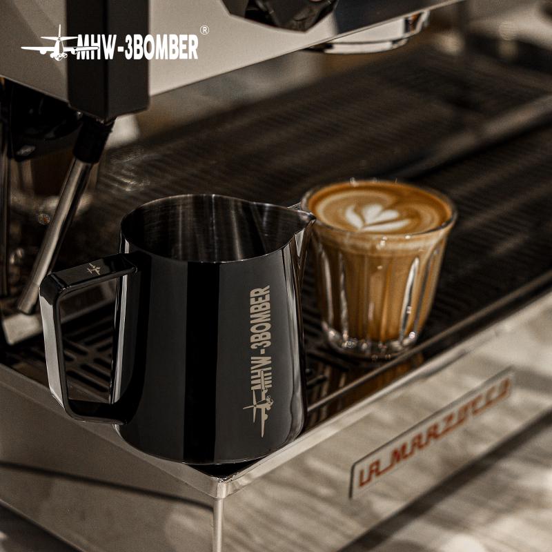 Питчер с ручкой для молока MHW-3BOMBER 5.0 500 мл Matte Black (P5032B) - фото 7