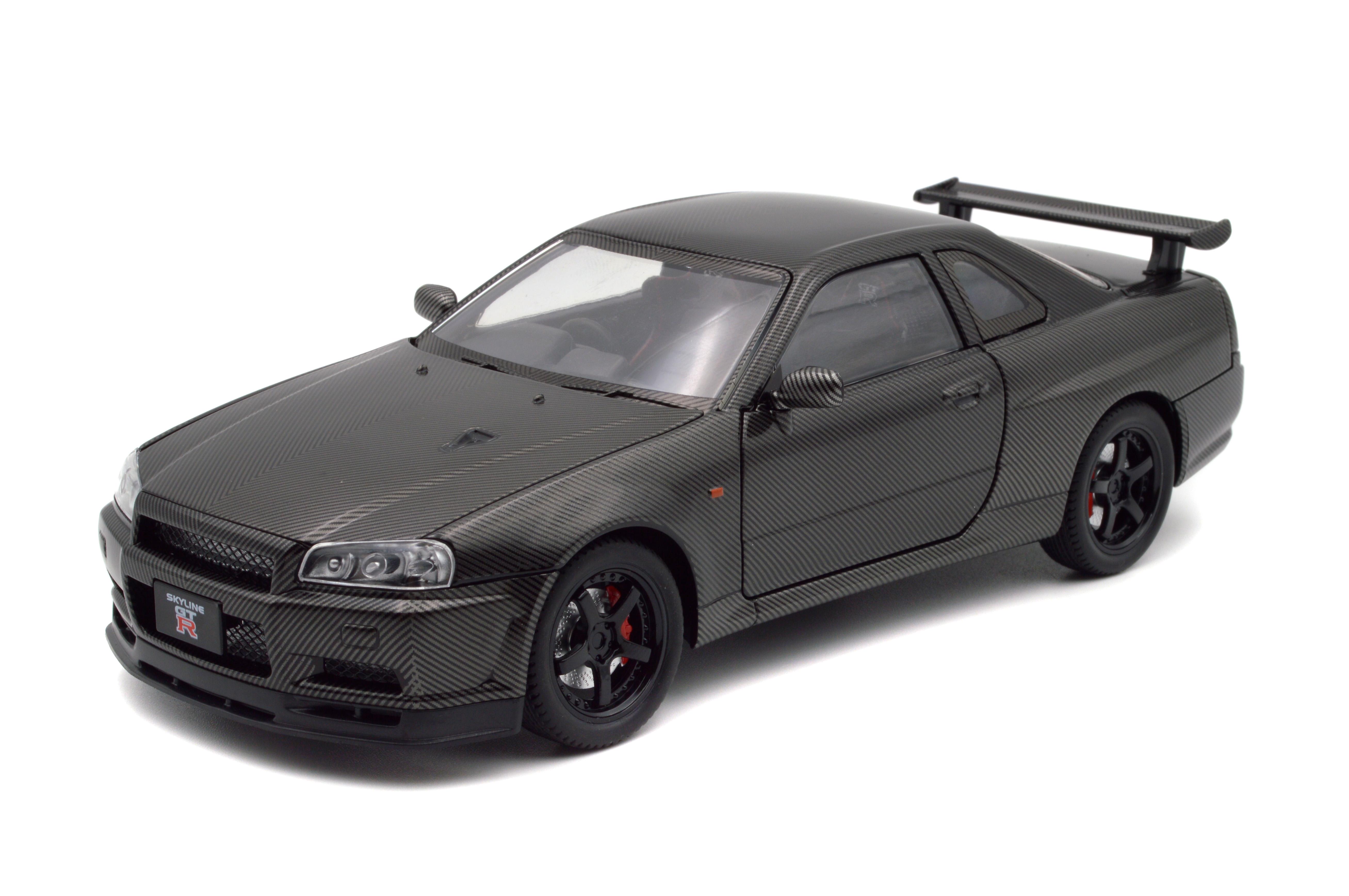 Модель металлическая АвтоЭксперт 8317-48 Nissan Skyline GT-R R34/1:24 звук/свет/открывающаяся дверь