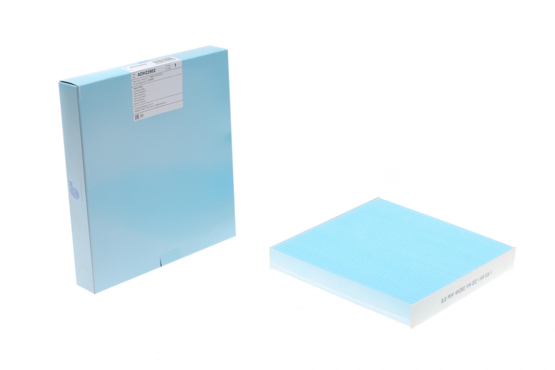 Фильтр салона BLUE PRINT для Honda Civic 87-01 (ADH22502)