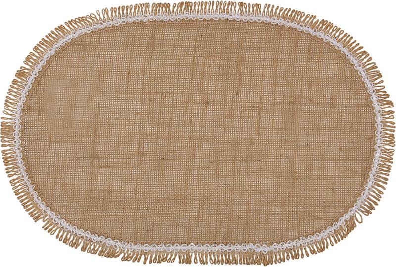 Набор льняных подпальников 6 шт. 30х45 см Natural Lace