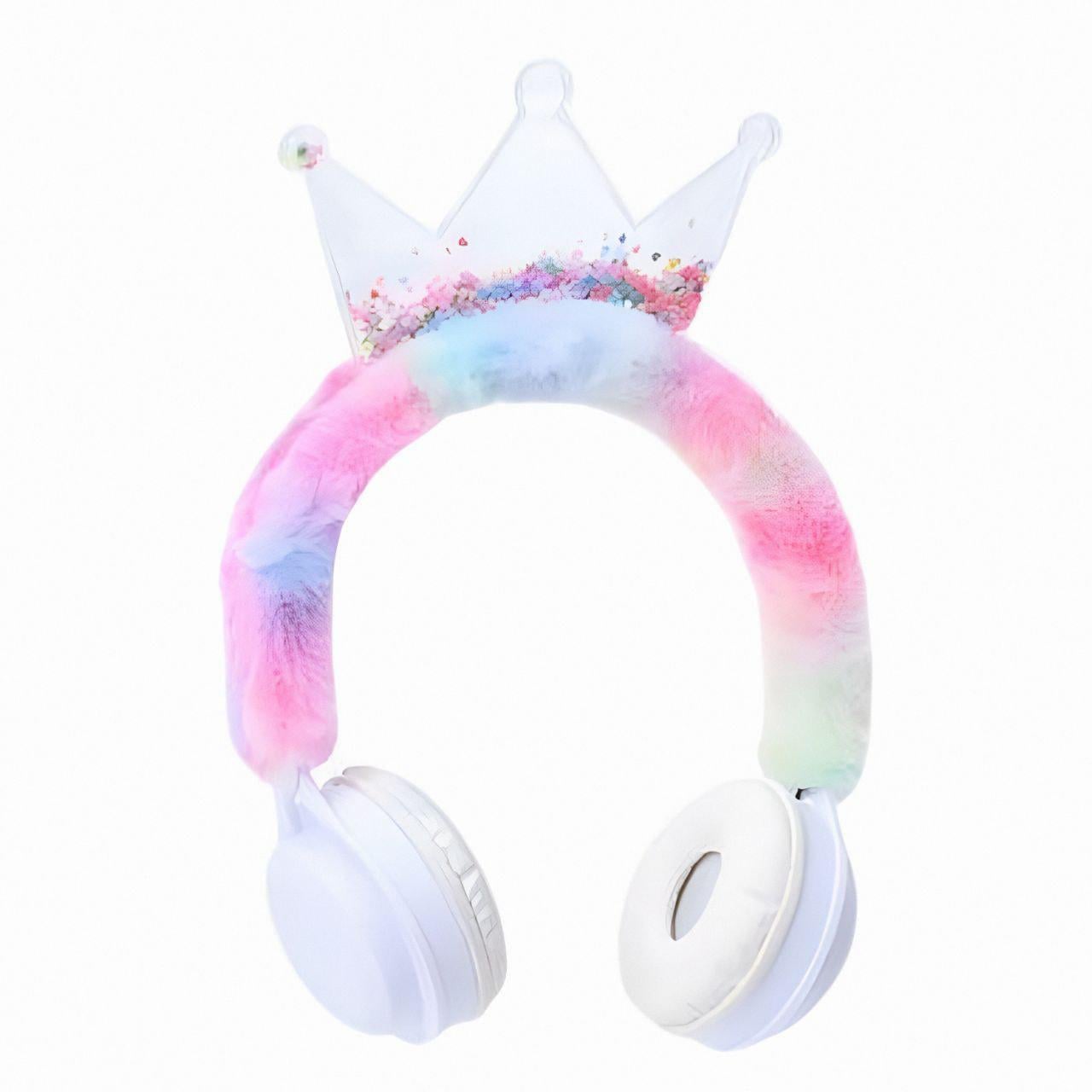 Наушники FG240430009Q плюшевые Bluetooth 5.0 дальность действия до 10 м 6-8 ч. работы Белый (26911890)