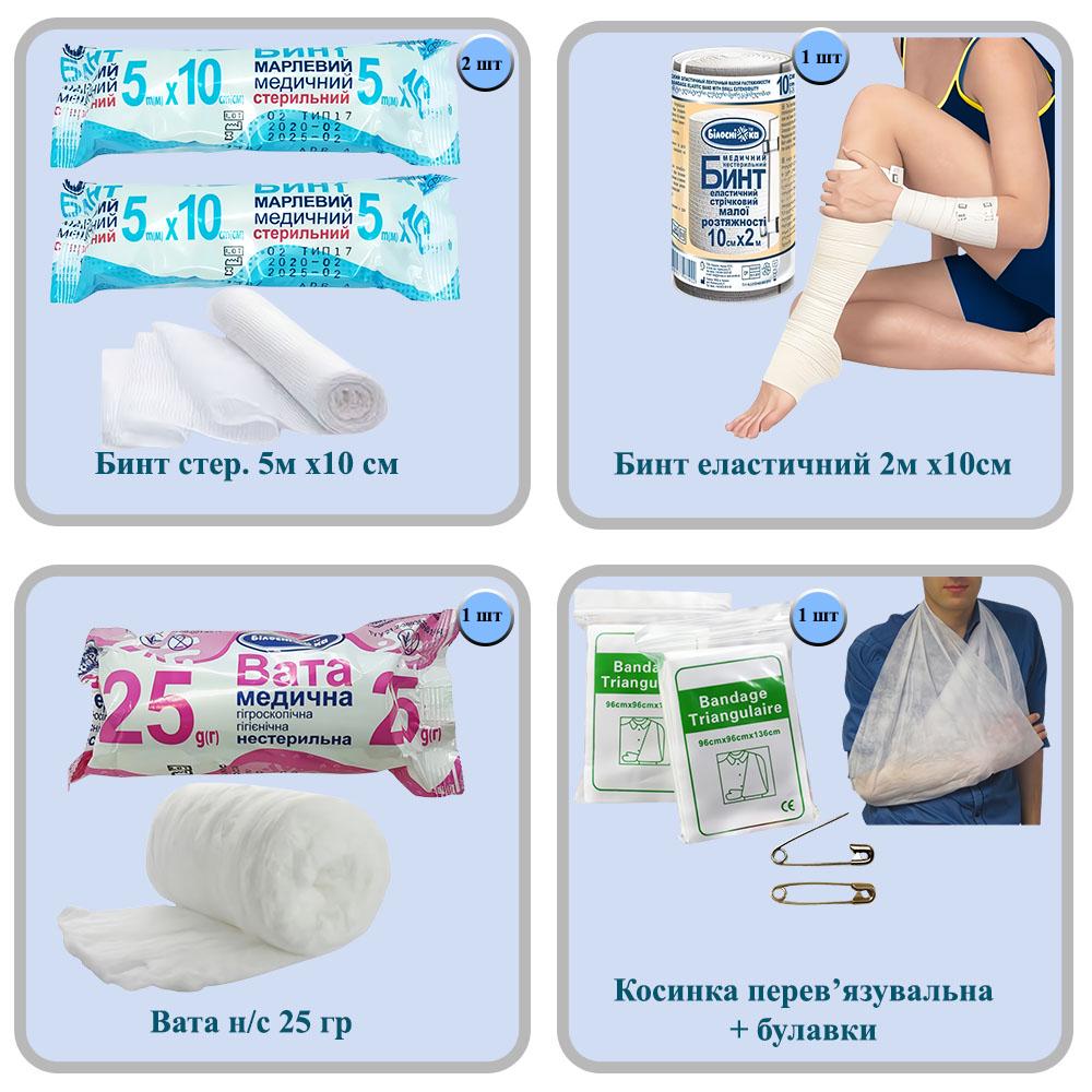 Аптечка медична PRO-Aptechka Транспортна еліт джгут/турнікет 23 пр. (12452534) - фото 3