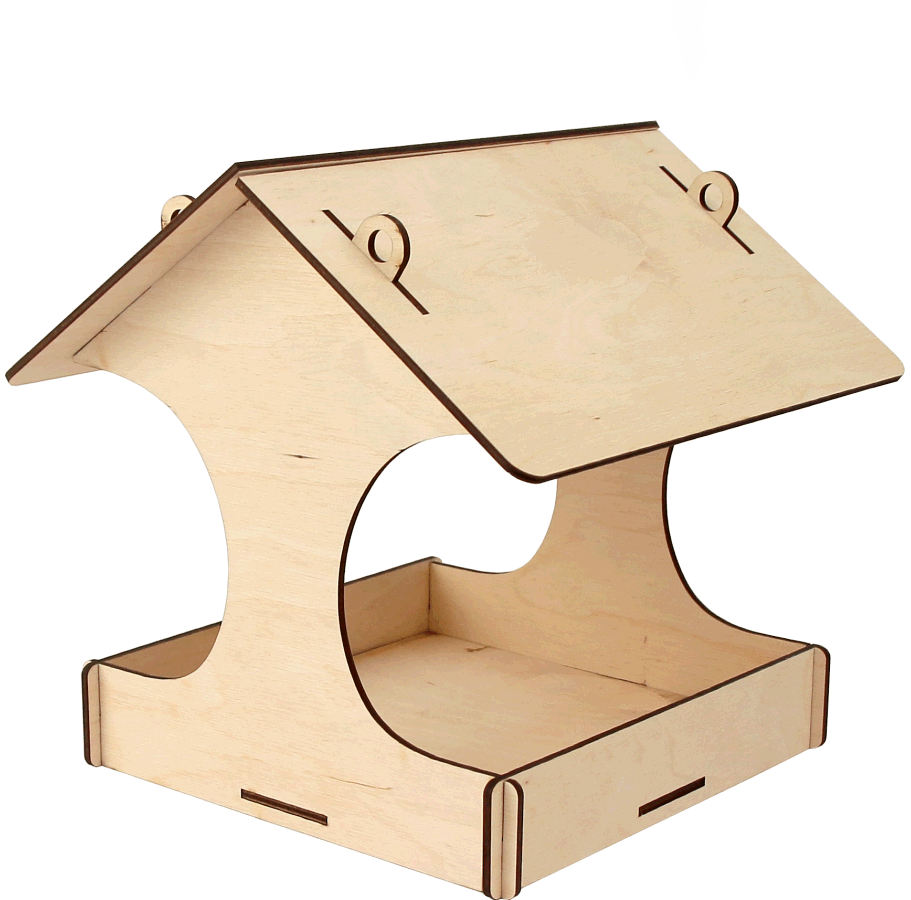 Кормушка для декупажа для птиц Rosa Talent 3 фанера 23х20х22 см (4823098519331)