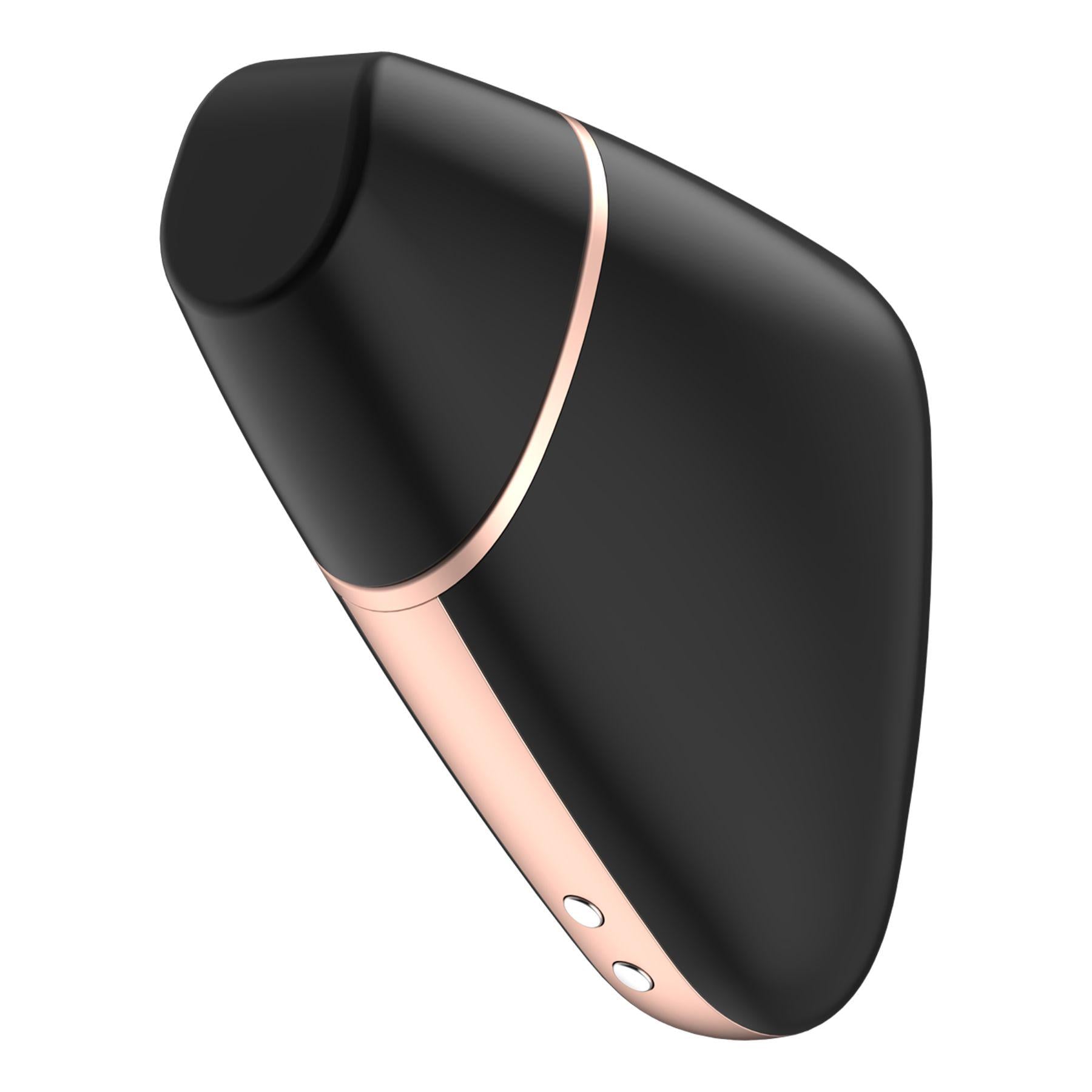 Стимулятор вакуумный клиторальный Satisfyer Love Triangle с управлением через интернет Черный (SO3894)