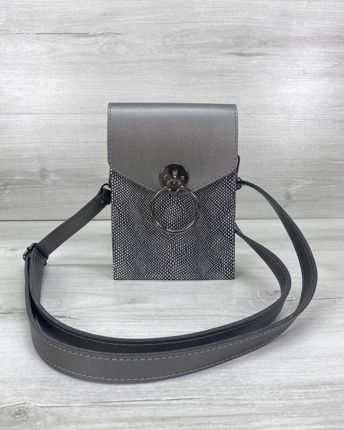 Сумка женская Welassie кросс-боди экокожа Металлик (wel-61502)