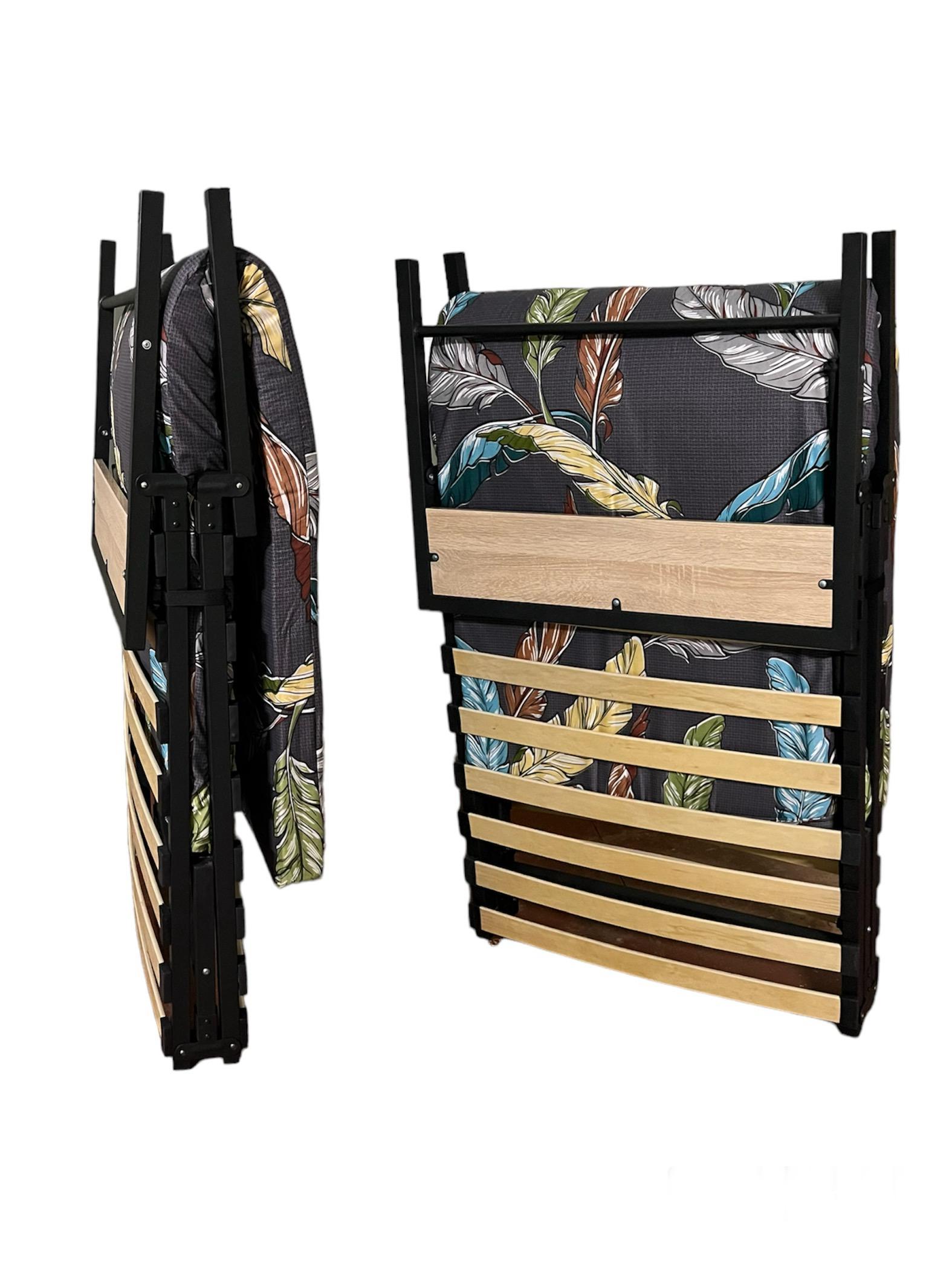 Ліжко розкладне Ніка з ламелями та ортопедичним матрацом 7 см 201х80х36 см (14313340) - фото 5 Ліжко розкладне Ніка з ламелями та ортопедичним матрацом 7 см 201х80х36 см (14313340) - фото 5