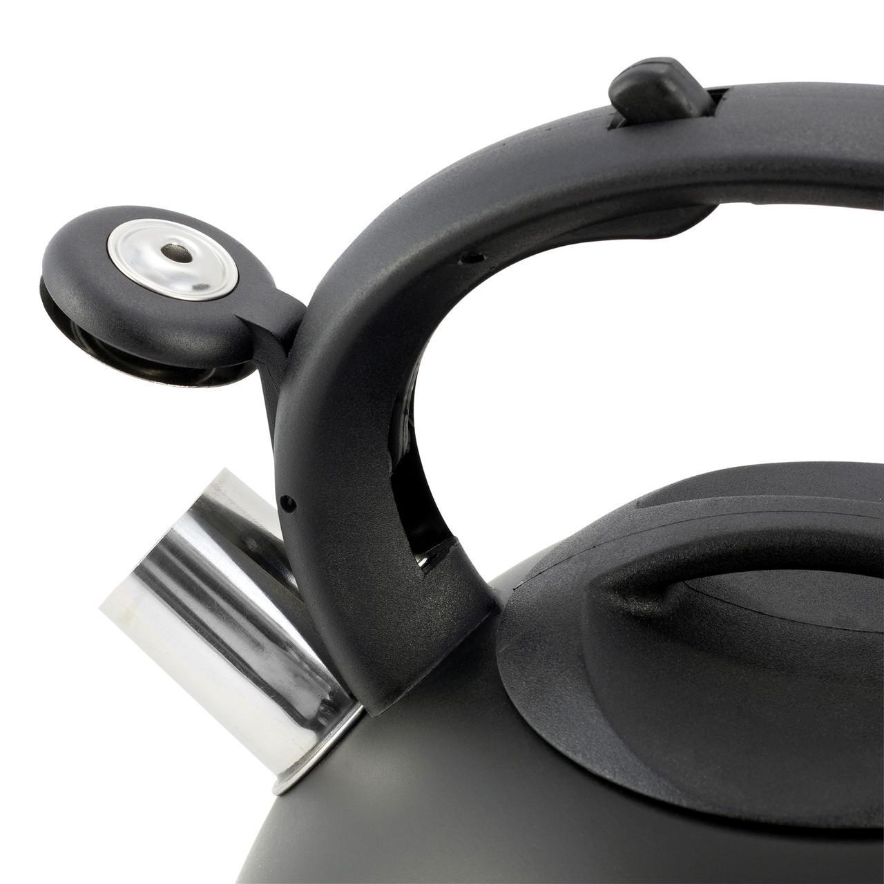 Чайник Ofenbach из нержавеющей стали со свистком 2,5 л Черный (100302) - фото 5 Чайник Ofenbach из нержавеющей стали со свистком 2,5 л Черный (100302) - фото 5