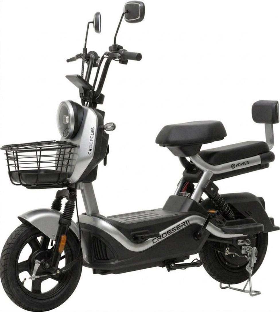 Электроскутер Crosser CR-1 60V 24 Ah 800W Серебристый (2104619508)