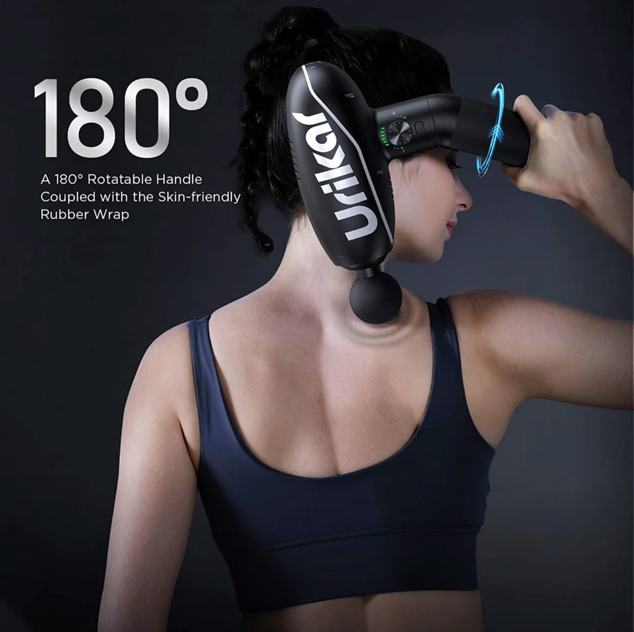 Пистолет для глубокого массажа мышц Urikar Pro 2 с подогревом - фото 3 Пистолет для глубокого массажа мышц Urikar Pro 2 с подогревом - фото 3