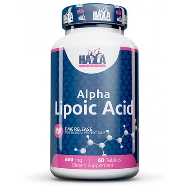 Кислота альфа-ліпоєва Haya Labs Alpha Lipoic Acid 600 mg 60 таблеток