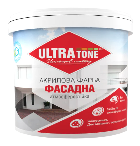 Краска фасадная ULTRAtone атмосферостойкая 1 кг (dc861)