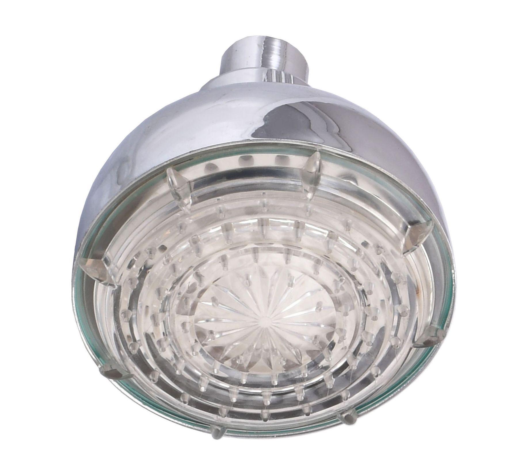 Лейка для верхнего душа Globus Lux HLS-22 LED 000009104 90 мм Хром (116554)