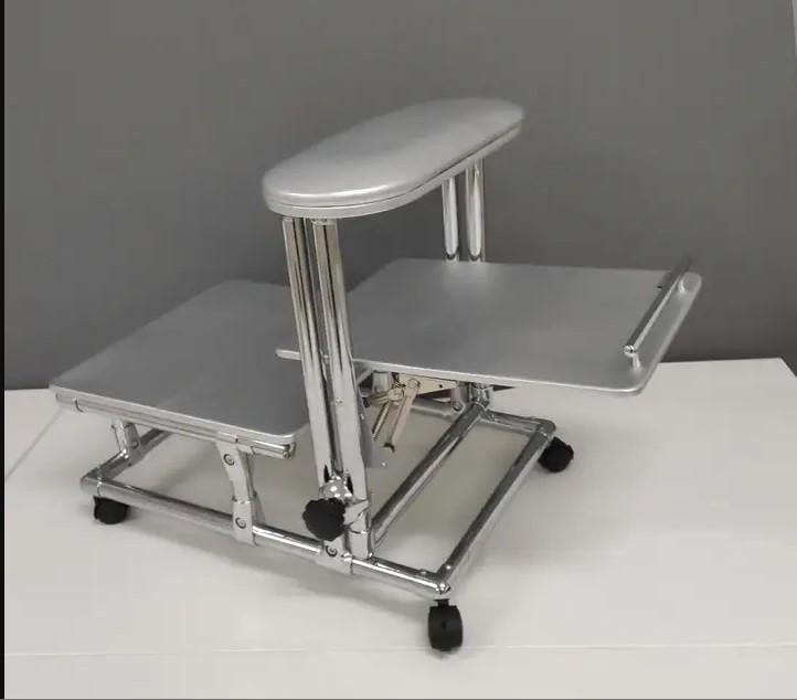 Подставка для педикюра TERTIO 2в1 с полкой Металлик (TERTIO 2в1/7)