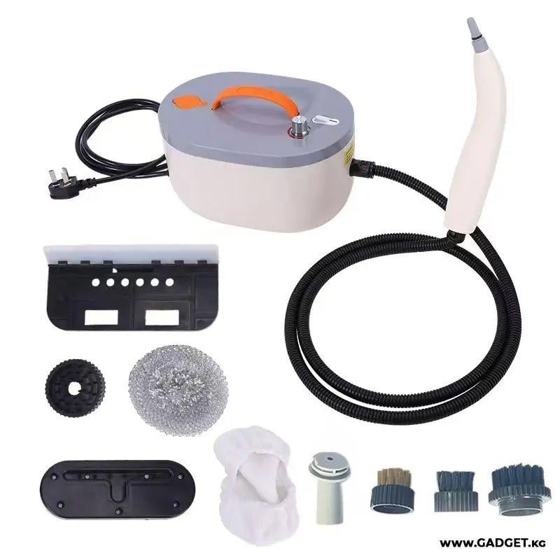 Пароочиститель для уборки 8в1 1,6 л 2500 Вт 4 насадки и 3 режима интенсивности с автоотключением (opt-104330)