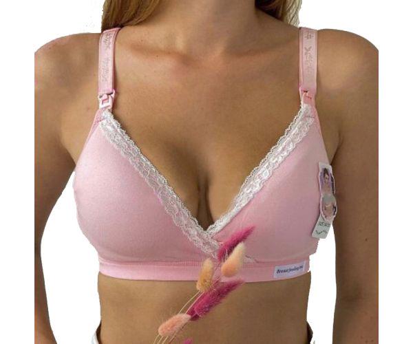 Бюсгалтер для кормления Nirusi 8139 хлопок р. 80 C-D Розовый