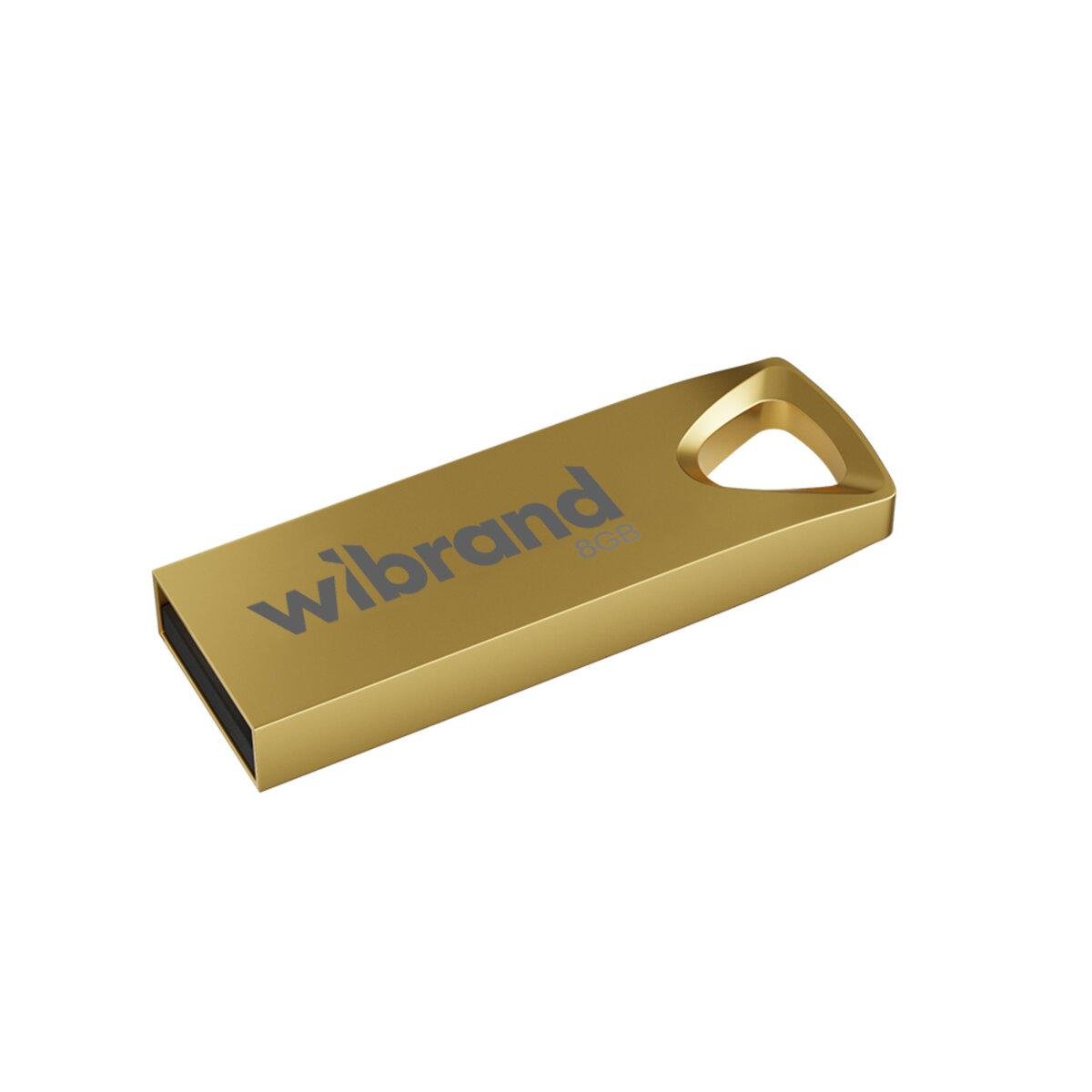 Флэш-память USB моноблок Wibrand WI2.0/TA16U2G USB 2.0 Taipan 16 Gb Gold (601002)