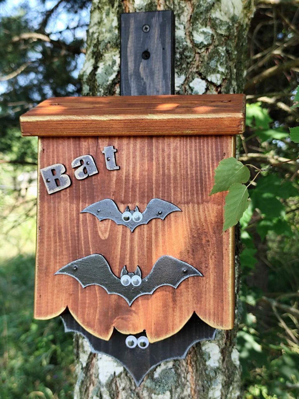 Дом для летучих мышей Сибелла подвесной 30х20х6,5 см Коричневый - фото 4 Дом для летучих мышей Сибелла подвесной 30х20х6,5 см Коричневый - фото 4