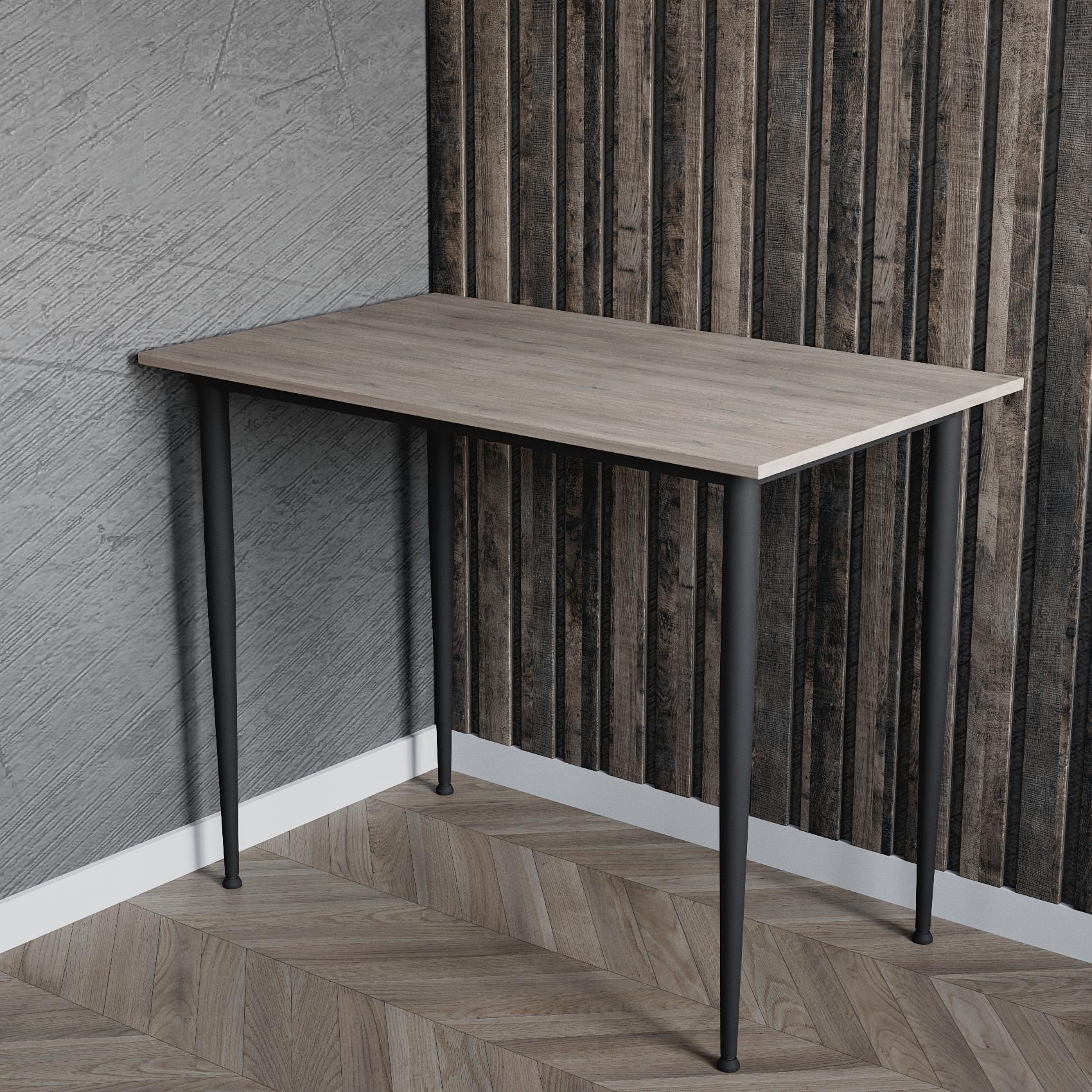 Універсальний стіл Prime Ferrum-decor 750x1000x600 Чорний метал ДСП Дуб Кремона Канолло 16 мм (FRD-107625)