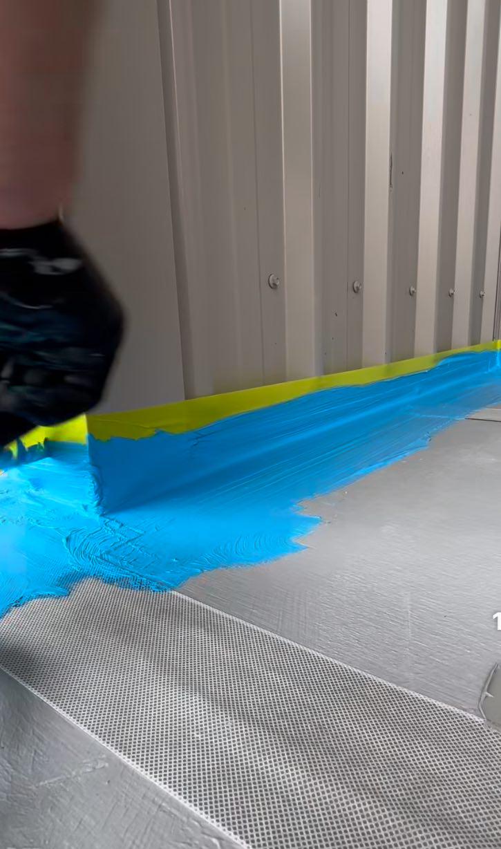 Гидроизоляционная лента с сеткой для армирования швов Fome Flex HYDROPROTECT FLEX PRO 12 см х 25 м - фото 6