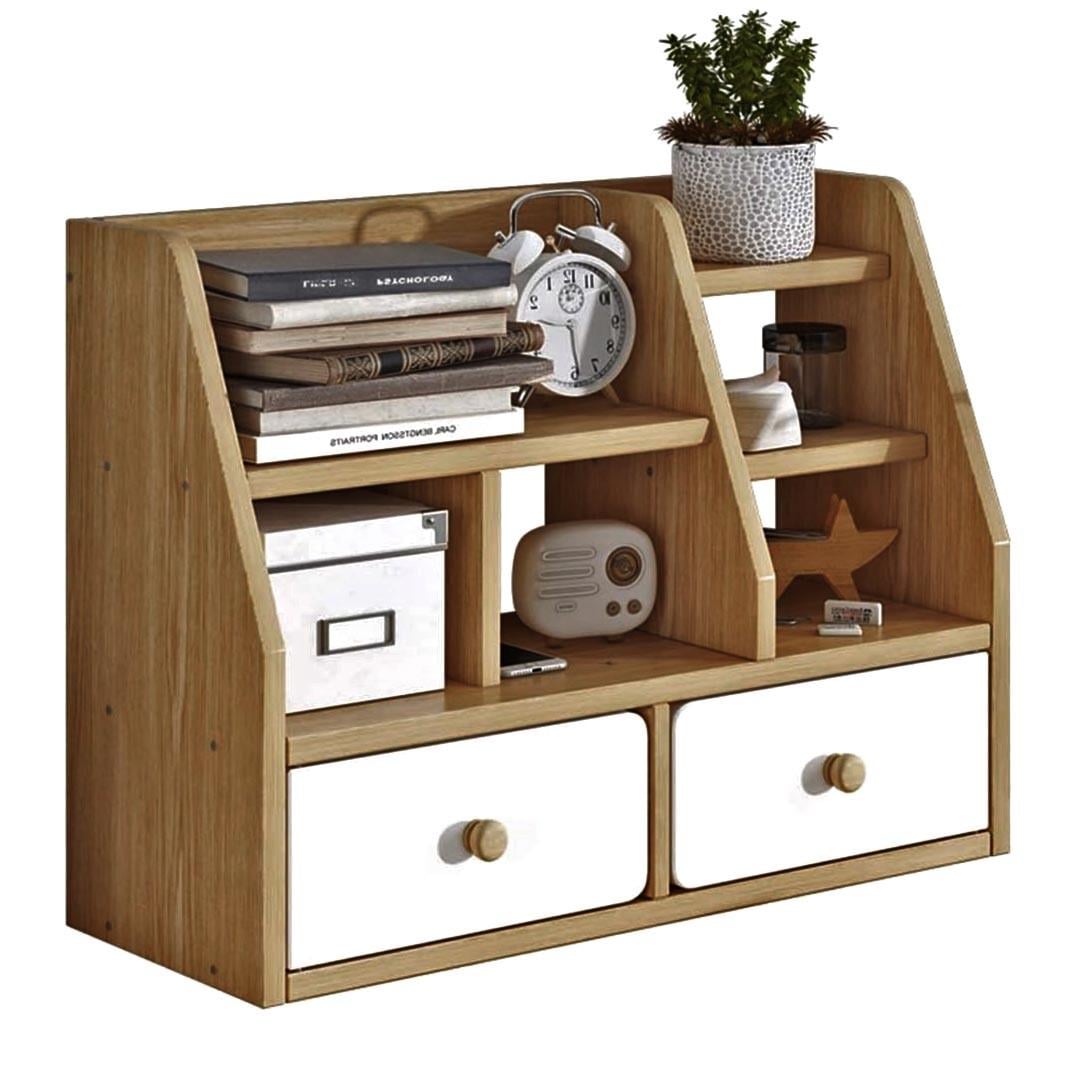 Полка книжная настольная из дерева Сенома Сиена (КПА-007505)