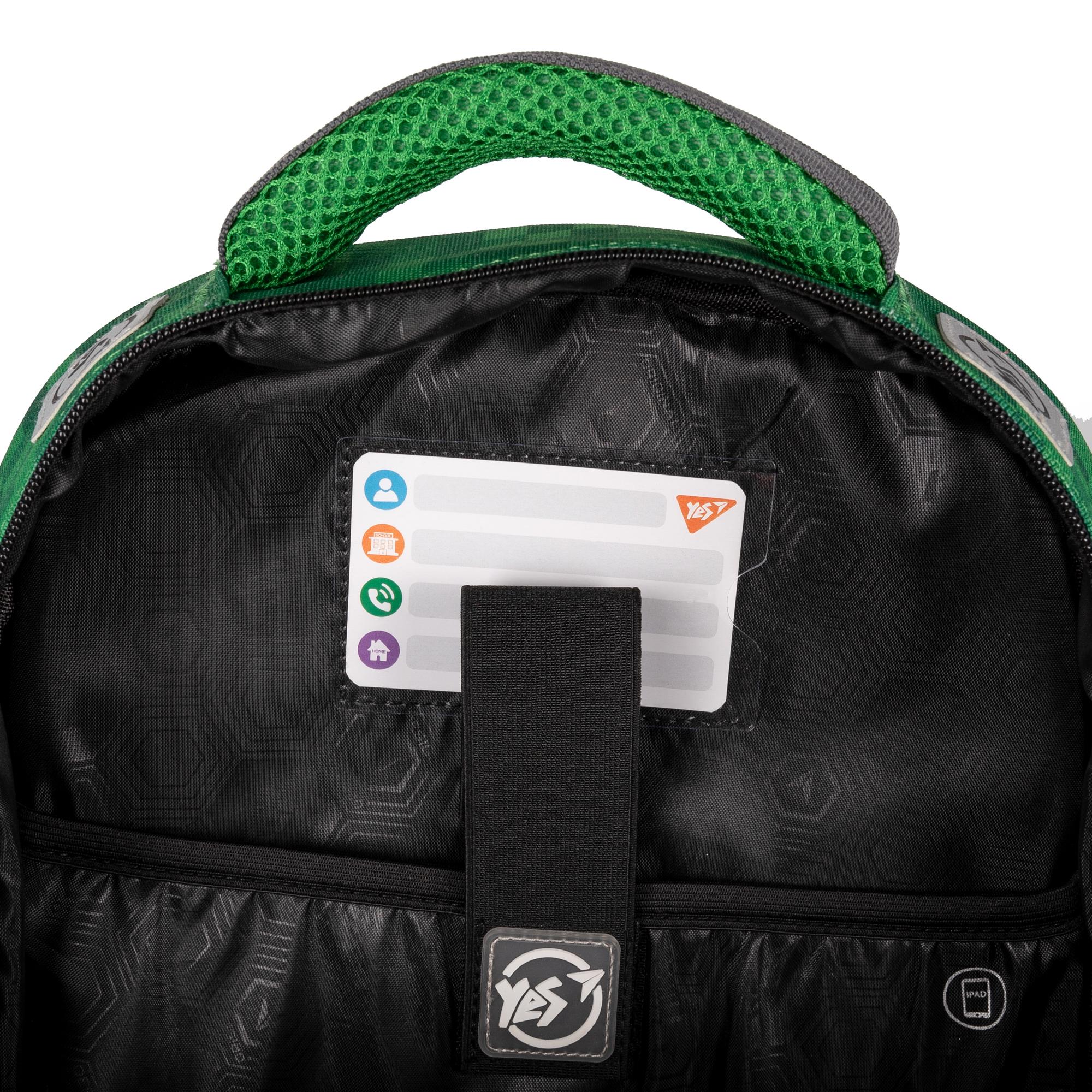 Школьный рюкзак полукаркасный YES Minecraft S-91 (559751) - фото 19