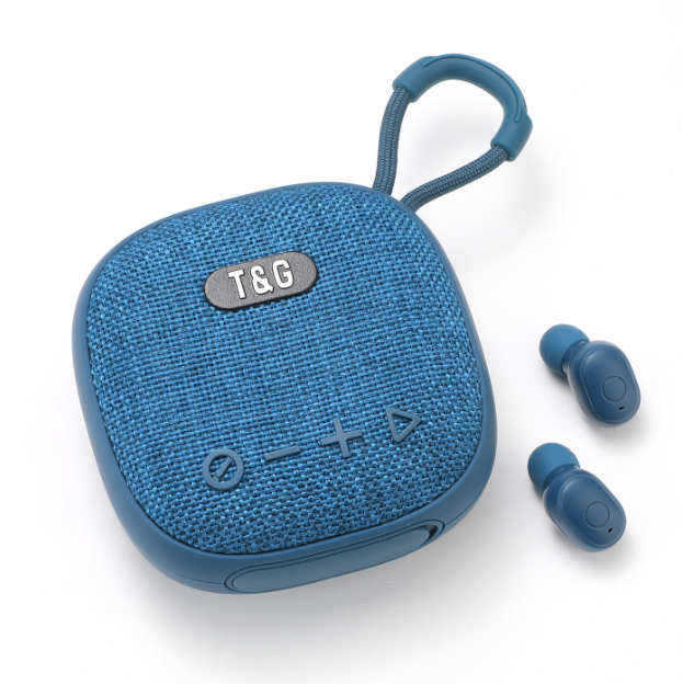 Портативная колонка TG813 Bluetooth FM-радио Синий