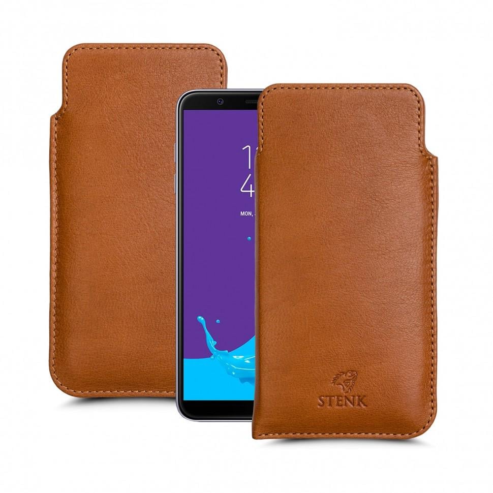 Футляр Stenk Elegance для Samsung Galaxy J8 (2018) Camel (62410)