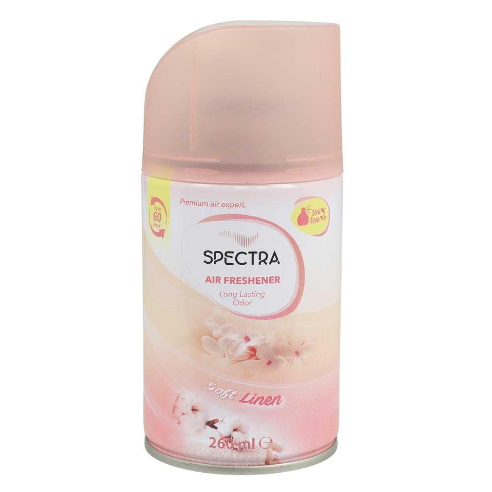 Сменный баллон к автоматическому освежителю воздуха SPECTRA Refill Soft Linen 260 мл