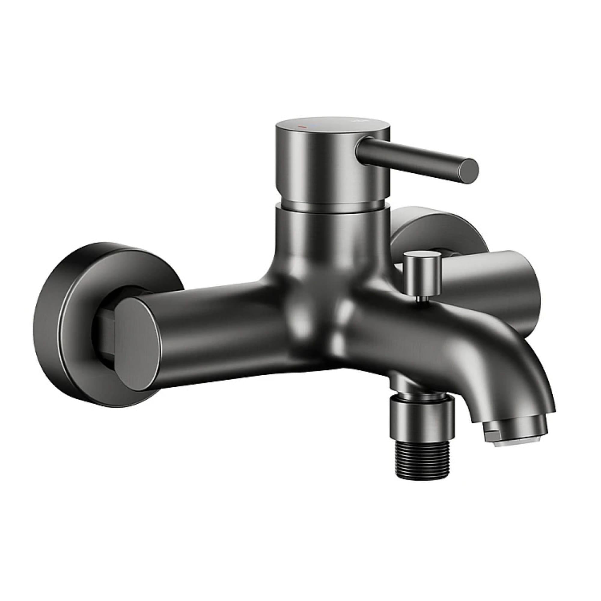 Смеситель для ванны KFA Armatura Moza однорычажный Графит брашированный (5034-010-61)