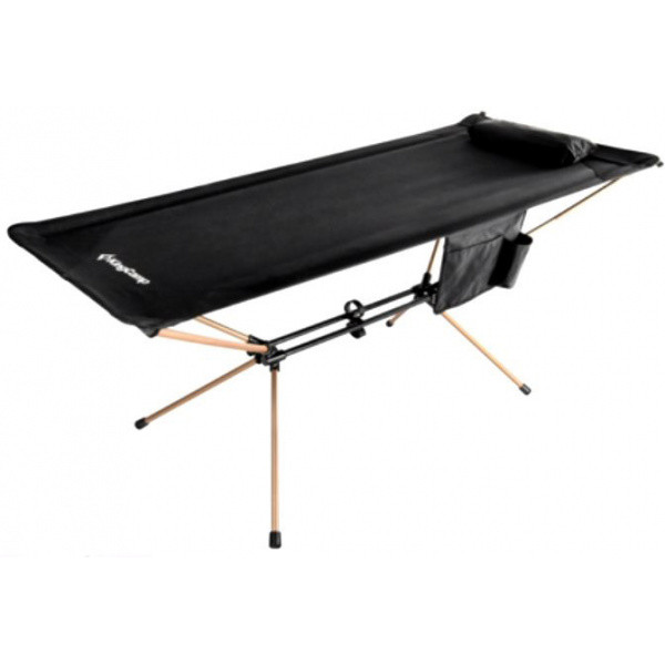 Розкладачка Kingcamp Ultralight folding cot Black (KC1910) - фото 5