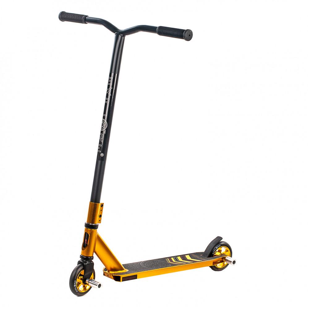 Самокат трюковый Explore Mystique Super Hic Ox с пегами Желтый