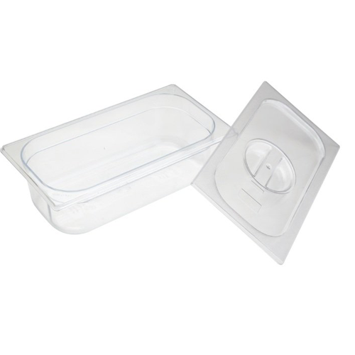 Гастроемкость Empire EM2820 GN 1/4 поликарбонатная без крышки 265×162×65 мм (556786)