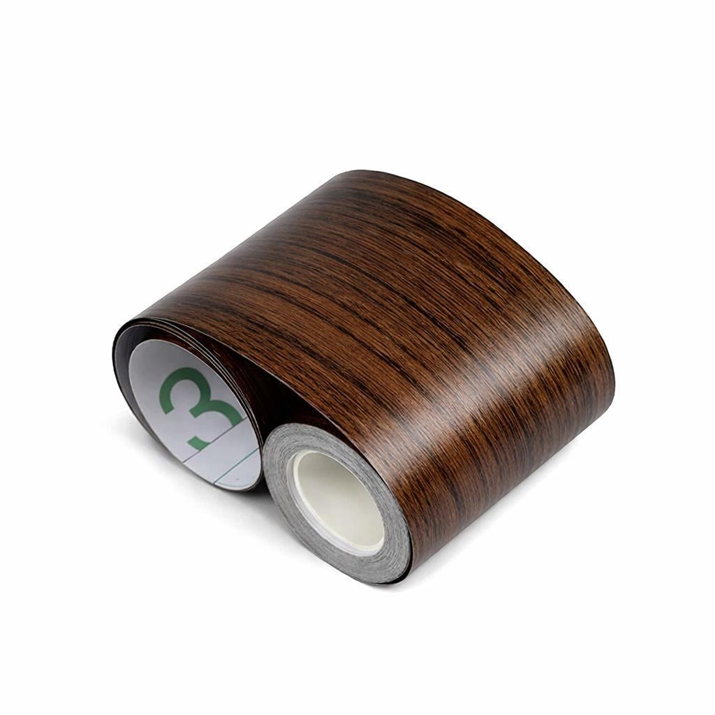 Плинтус самоклеящийся пластиковый 1 рулон 100х5000 мм Эбеновое дерево