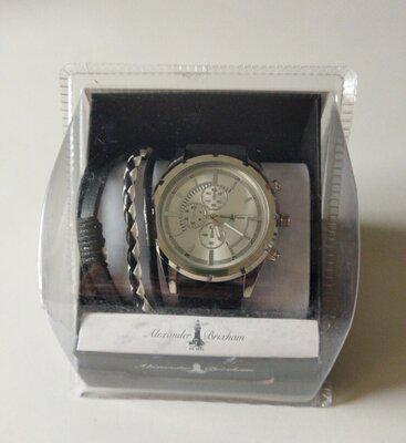 Годинник чоловічий Alexander Brixham подарунковий шкіряний ремінець