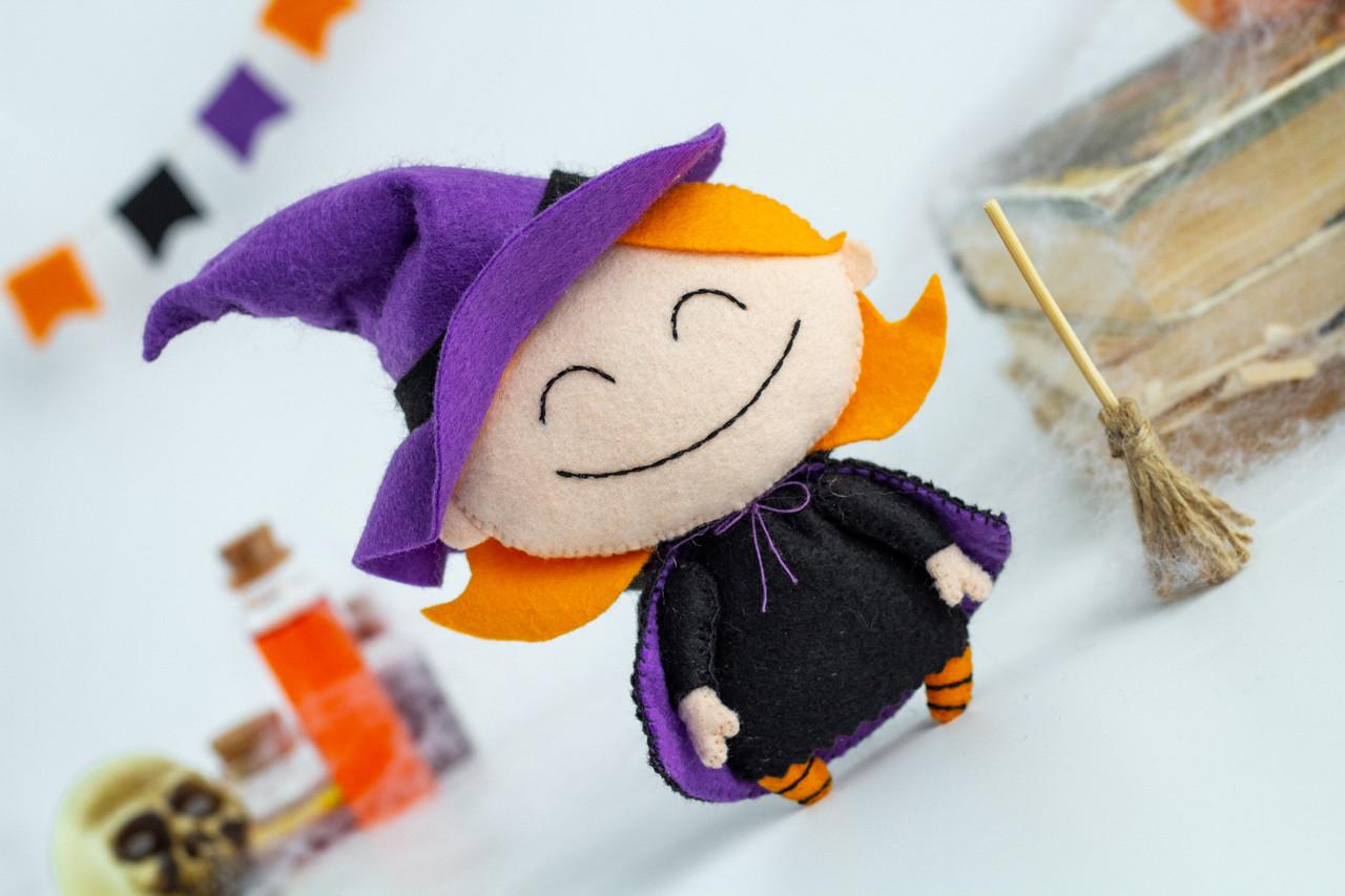 Игрушка Ведьмочка с веником (29528498) - фото 2