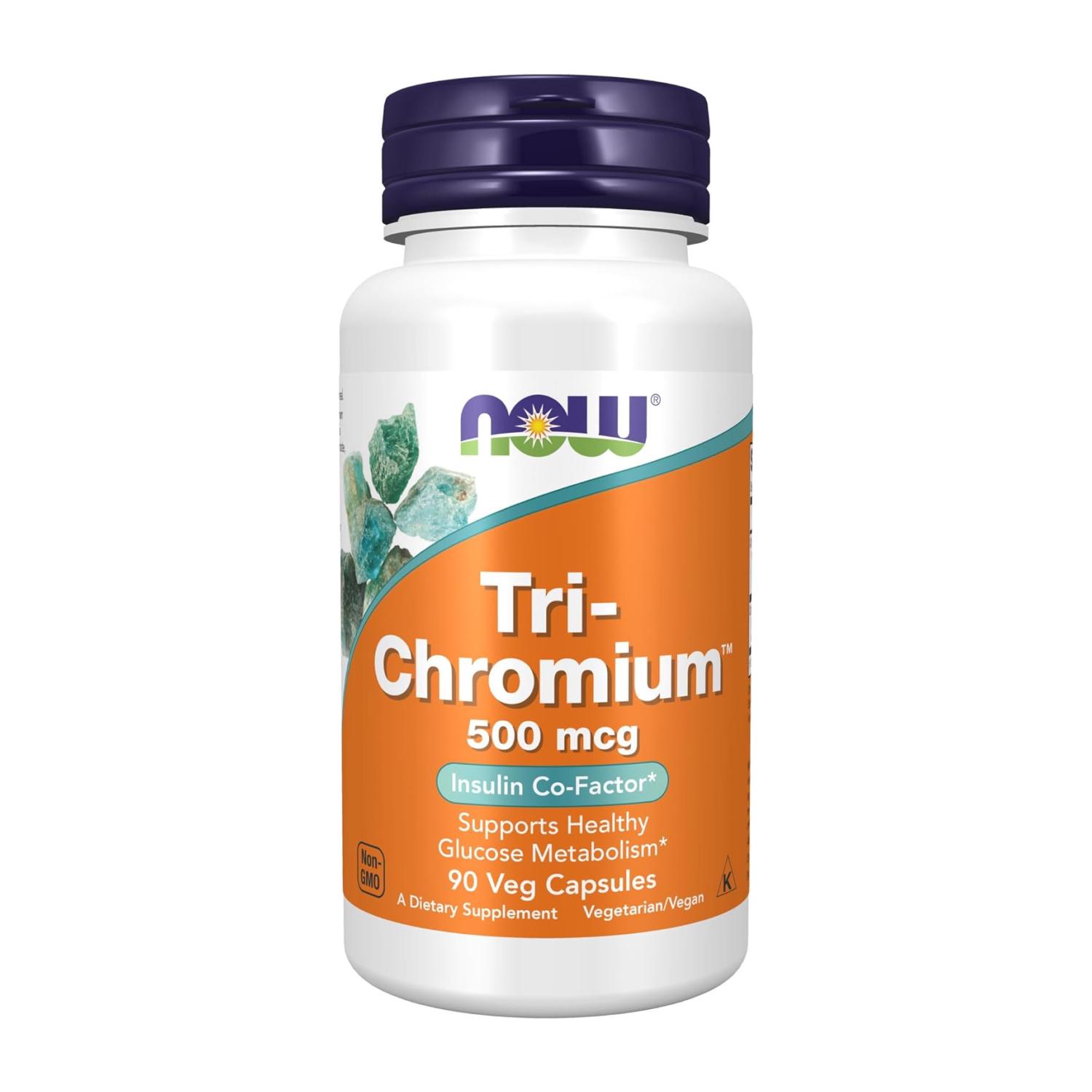 Вітаміни Now Foods Tri-Chromium 500 мкг у капсулах №90 (CO004101)