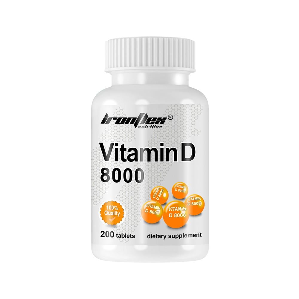 Витамин D3 IronFlex Vitamin D3 8000 200 таблеток