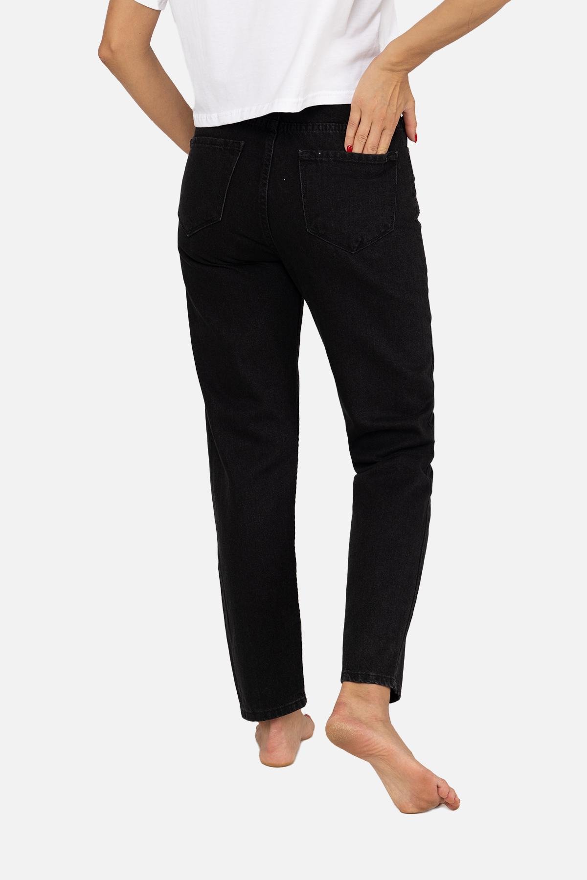 Джинси жіночі Mom ЦБ-00255789 р. 48 Темно-сірий (SKT001008279) - фото 3 Джинси жіночі Mom ЦБ-00255789 р. 48 Темно-сірий (SKT001008279) - фото 3