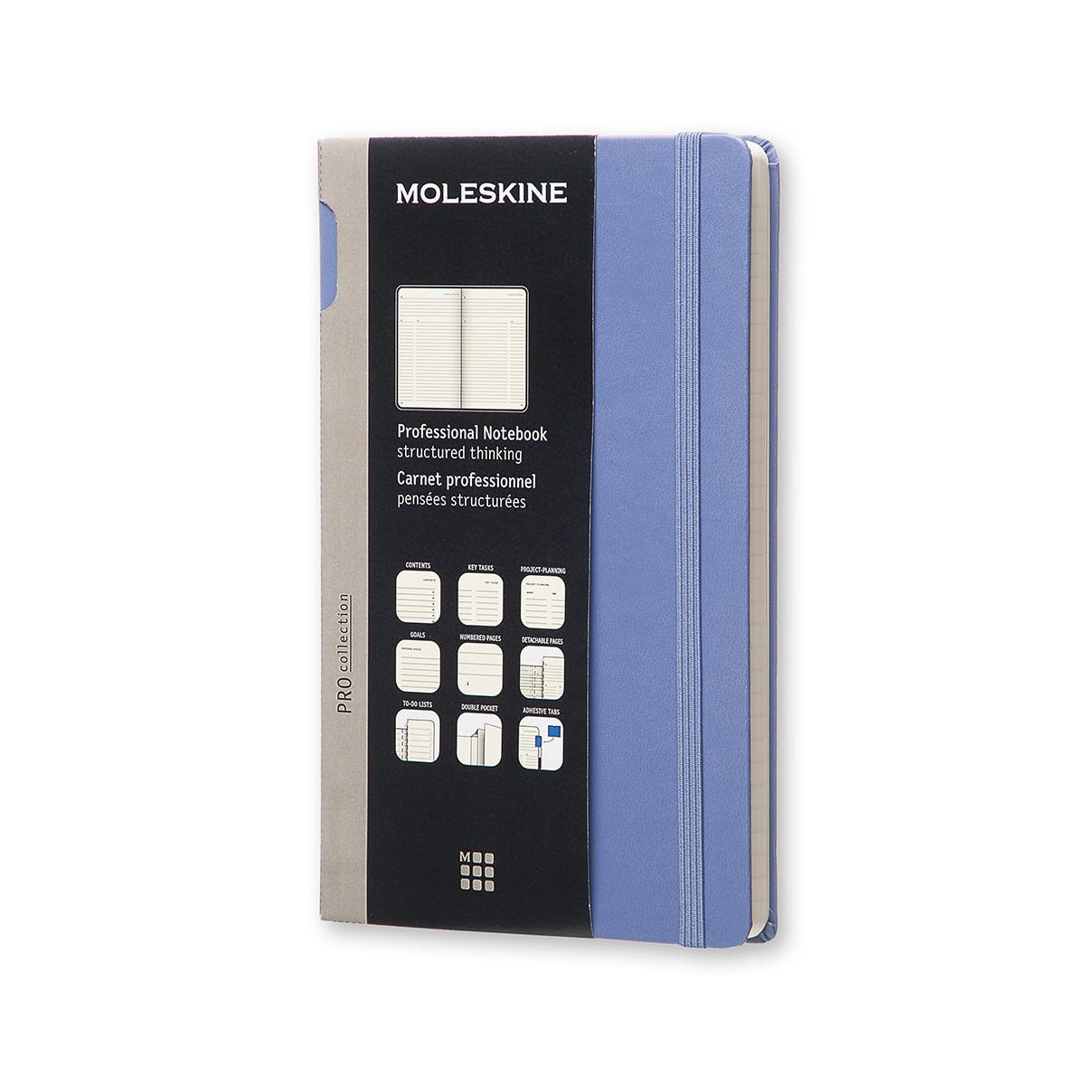 Блокнот Moleskine PRO средний 13х21 см 240 страниц в линию айстра
