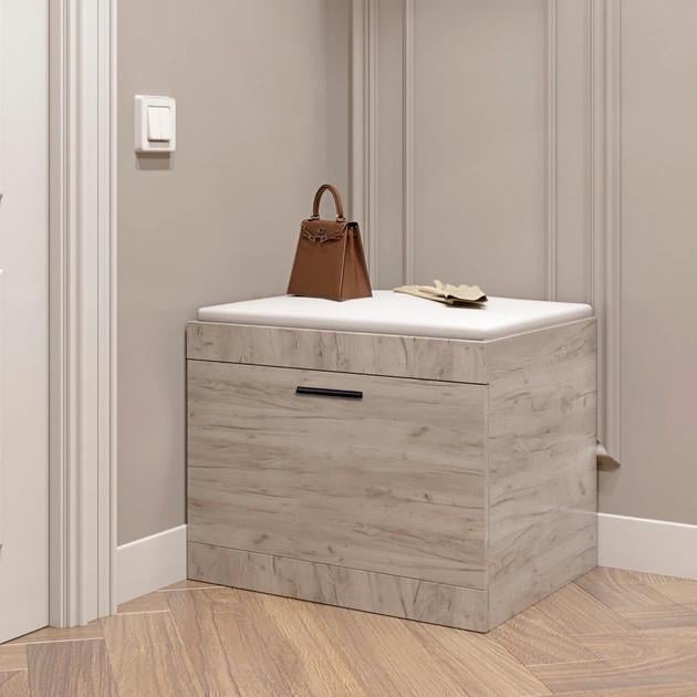 Тумба для обуви Эверест Соната ТО-600 Крафт белый (е-20385)