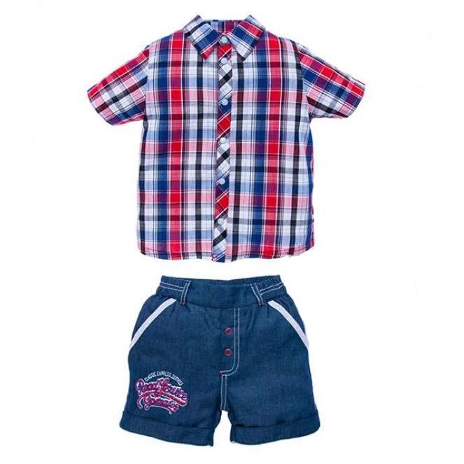 Летний комплект для мальчика Garden baby 104 см (42117-38/39)