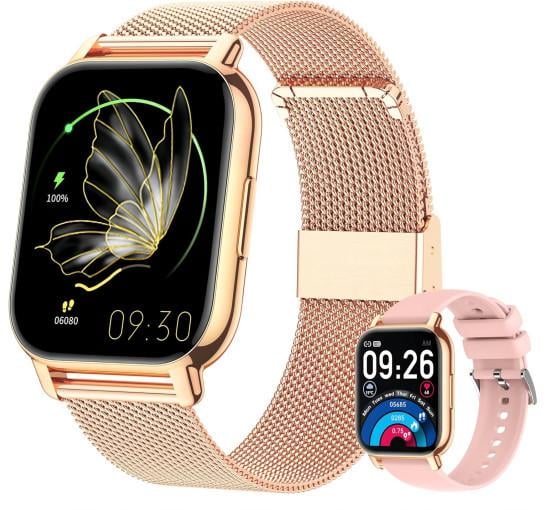 Смарт-часы женские Celestia с мониторингом здоровья и двумя ремешками Смарт-часы женские Celestia с мониторингом здоровья и двумя ремешками