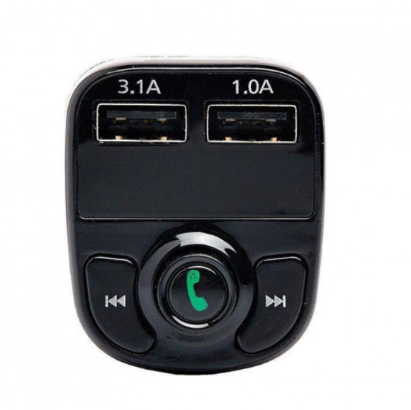 Модулятор FM Kubas CAR X8 Bluetooth MP3 Чорний (Ks346576867) - фото 2