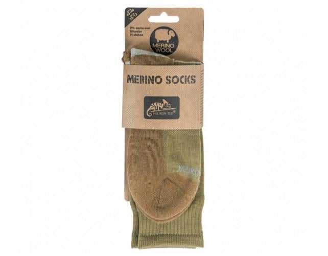 Носки зимние Helikon Merino Socks Olive M Green/Coyote - фото 2