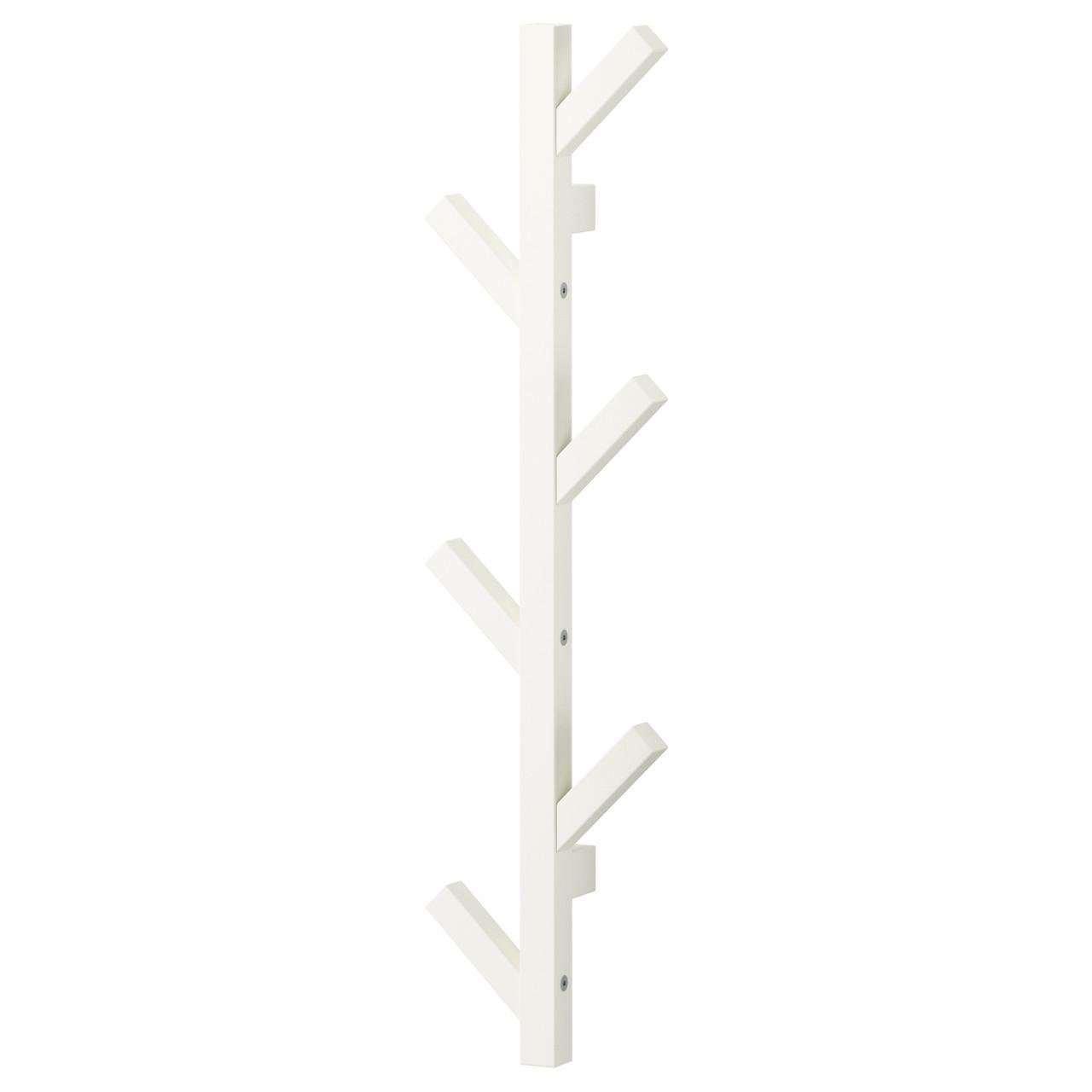 Вешалка IKEA TJUSIG дерево 78 см Белый (602.917.08)