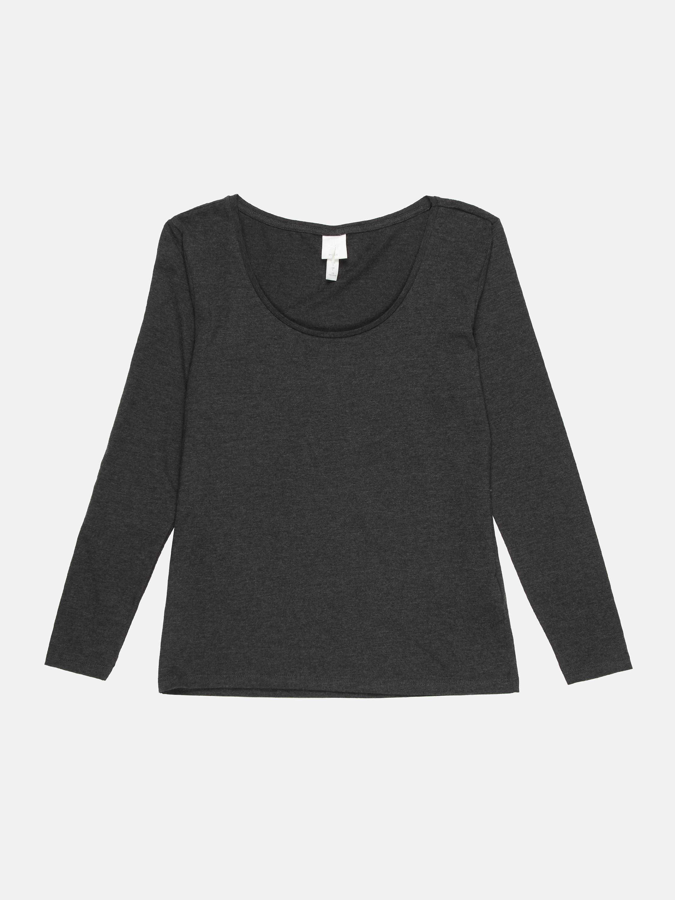 Лонгслив H&M L Темно-серый (18028249952)