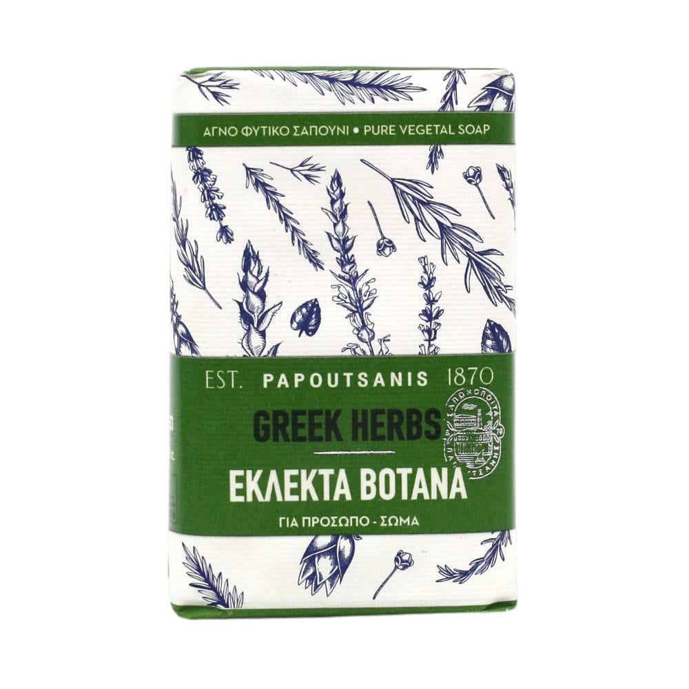 Мыло твердое Papoutsanis Pure Greek Herbs 150 г