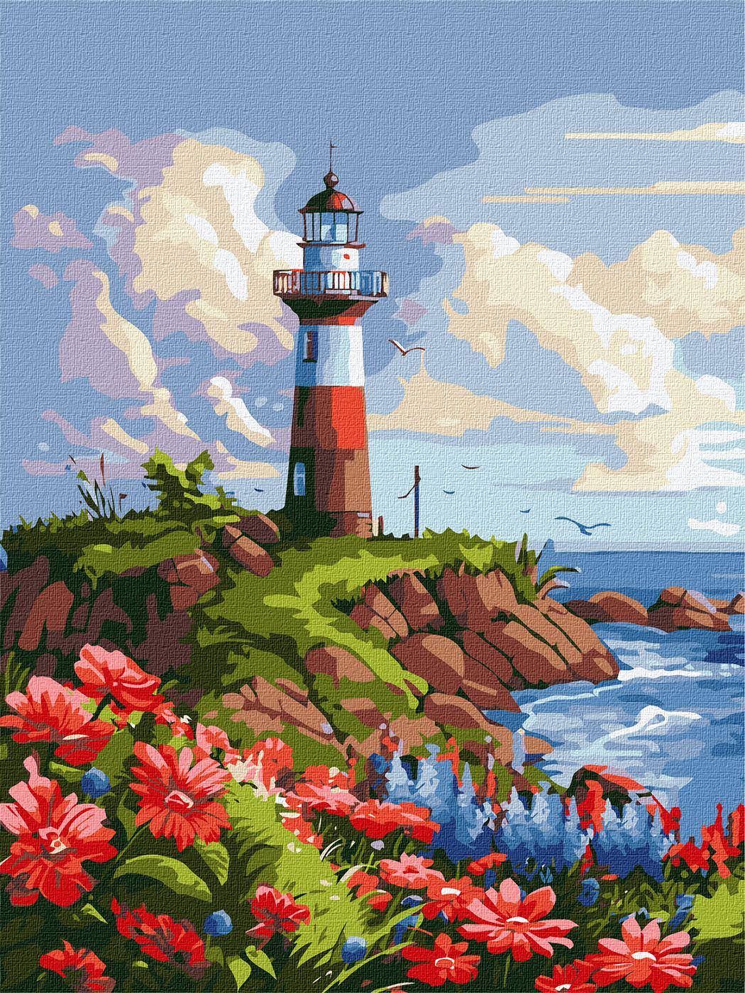 Набір для розпису по номерах Ideyka Мальовничий край 30x40 см (MTT-194021)