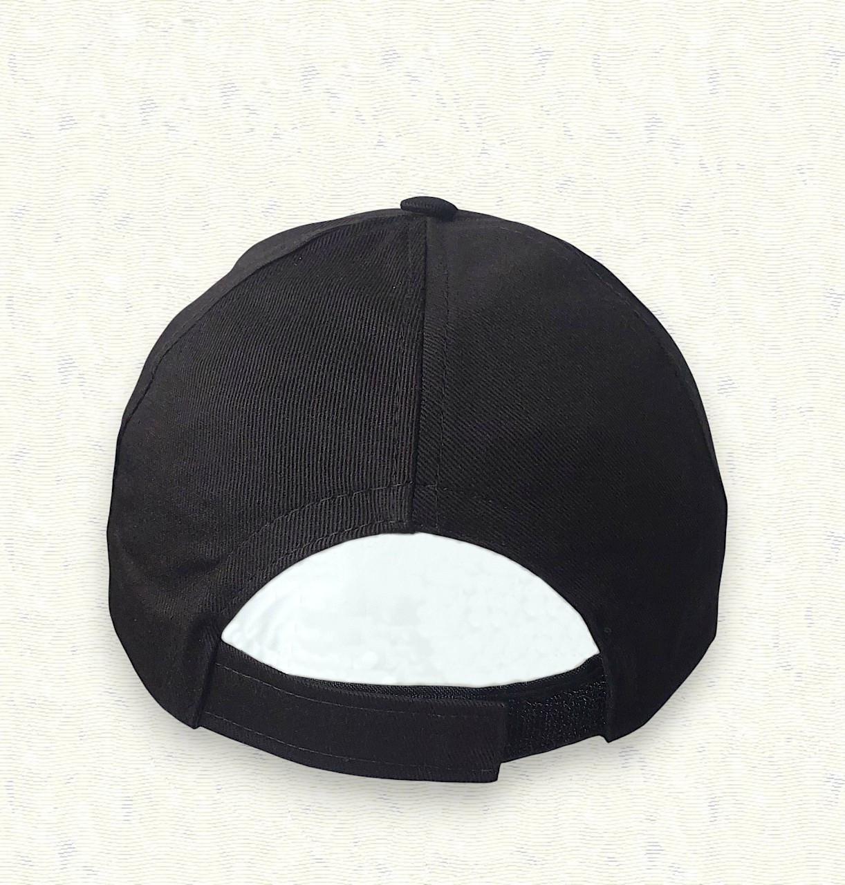 Бейсболка із регулятором розміру Чорний (6833) - фото 3 Бейсболка із регулятором розміру Чорний (6833) - фото 3